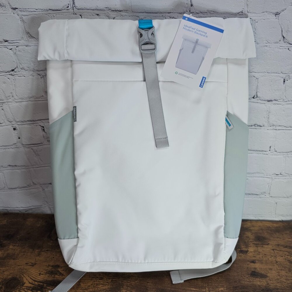 NWT Lenovo IdeaPad Gaming Modern Backpack WHITE